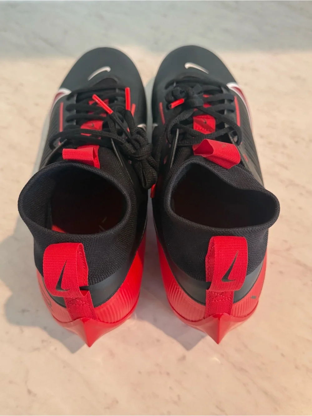 Nike Vapor Edge Pro 360 2 TB Black Red  Football Cleats Men Sz 13  FN7759-006